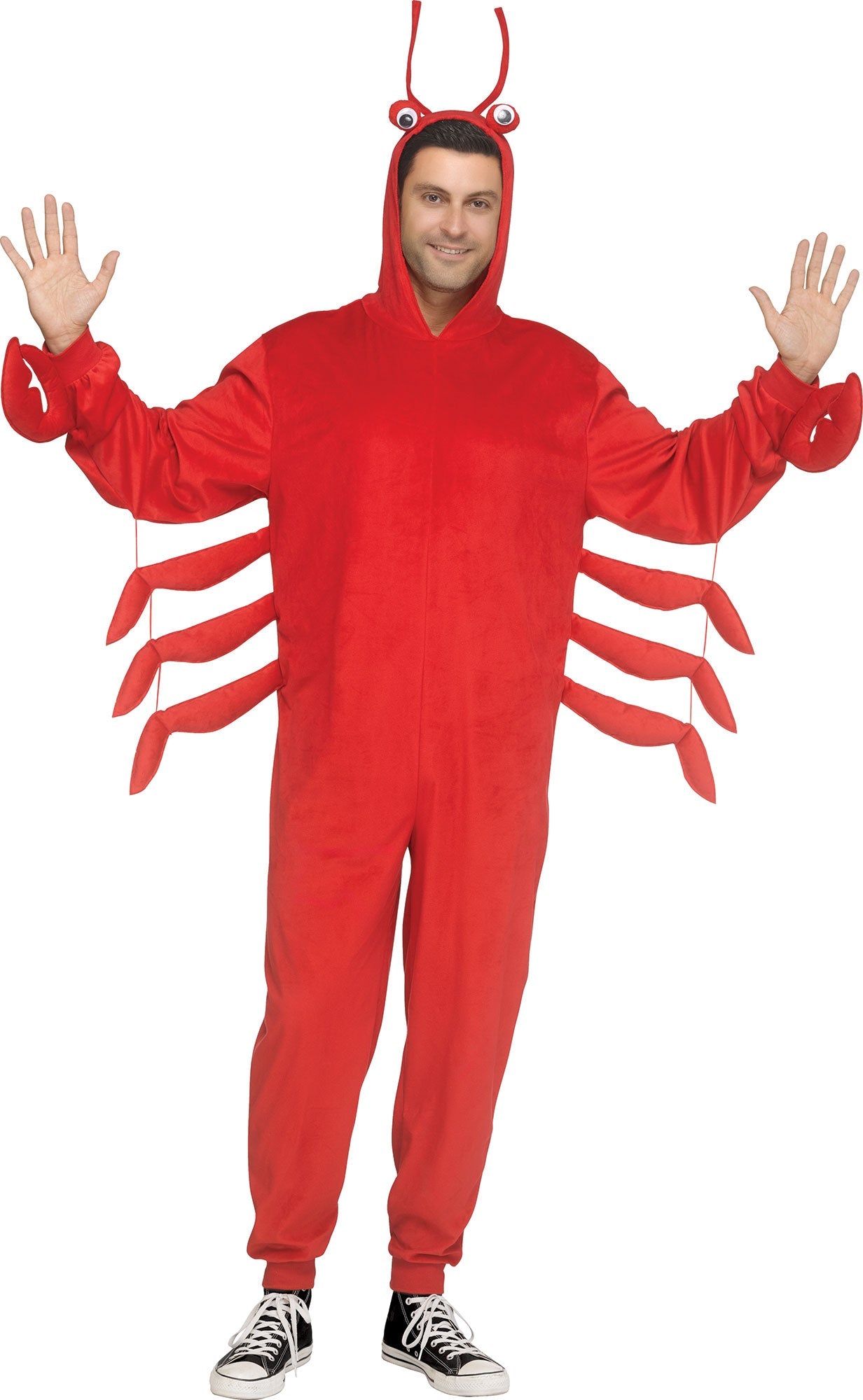 EZ Lobster Jumpsuit Adult Unisex Costume by HalloweenStore.com