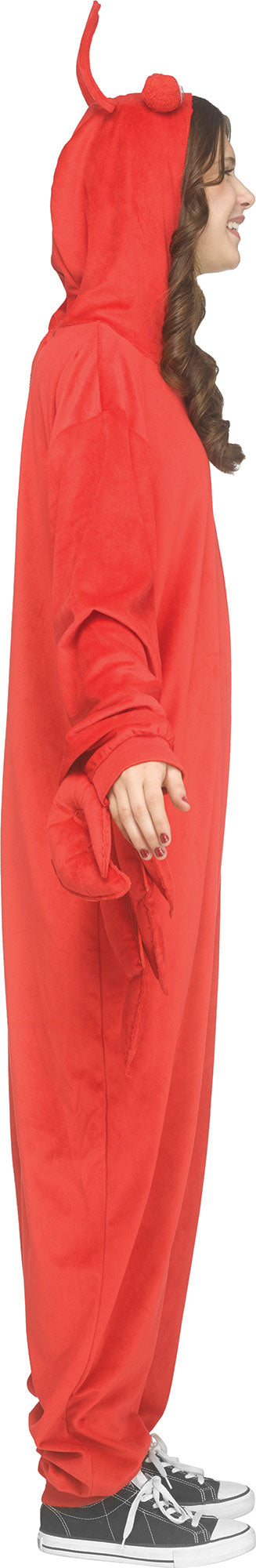 EZ Lobster Jumpsuit Adult Unisex Costume by HalloweenStore.com