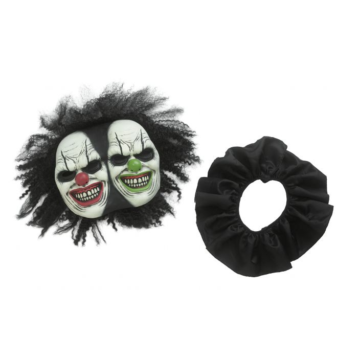 Creepy Two Headed Clown Child Costume by HalloweenStore.com