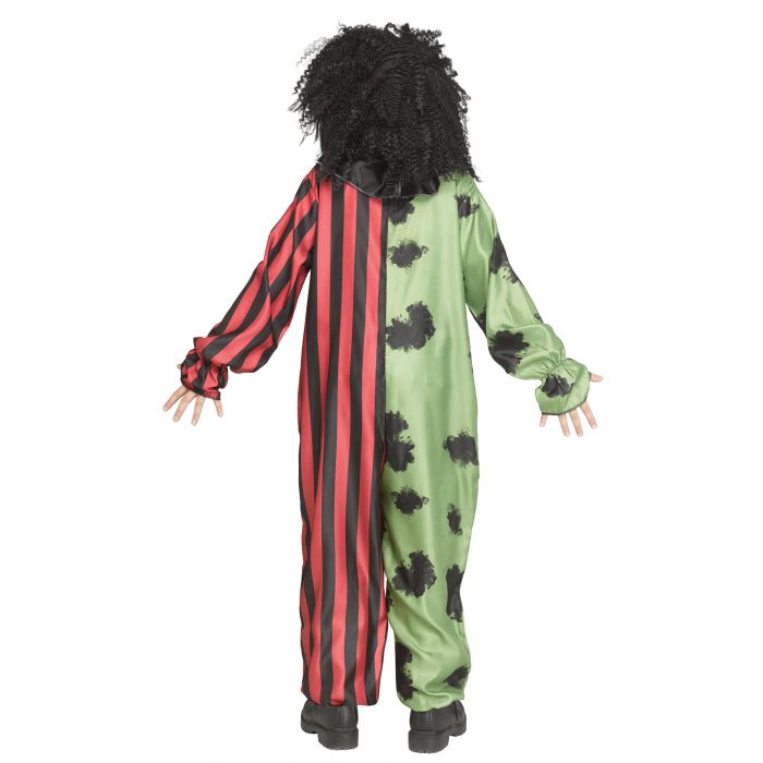 Creepy Two Headed Clown Child Costume by HalloweenStore.com