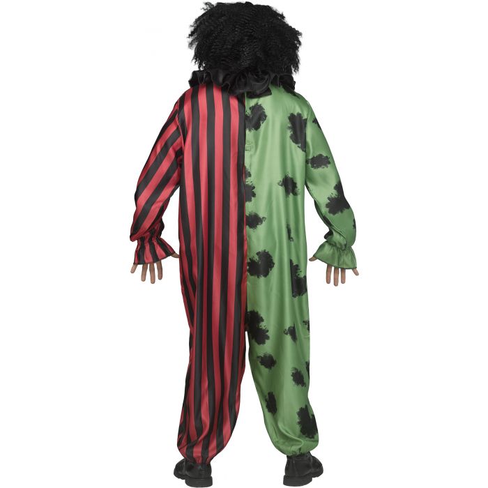 Creepy Two Headed Clown Adult Costume by HalloweenStore.com