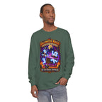 Halloween Magic Long Sleeve Tee — "No Bodies Required" Ghosts Design by Printify