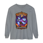 Halloween Magic Long Sleeve Tee — "No Bodies Required" Ghosts Design by Printify