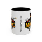 Magic Logo Coffee Mug — "Big Tim's Magic Emporium" Accent Mug (11/15oz) by Printify