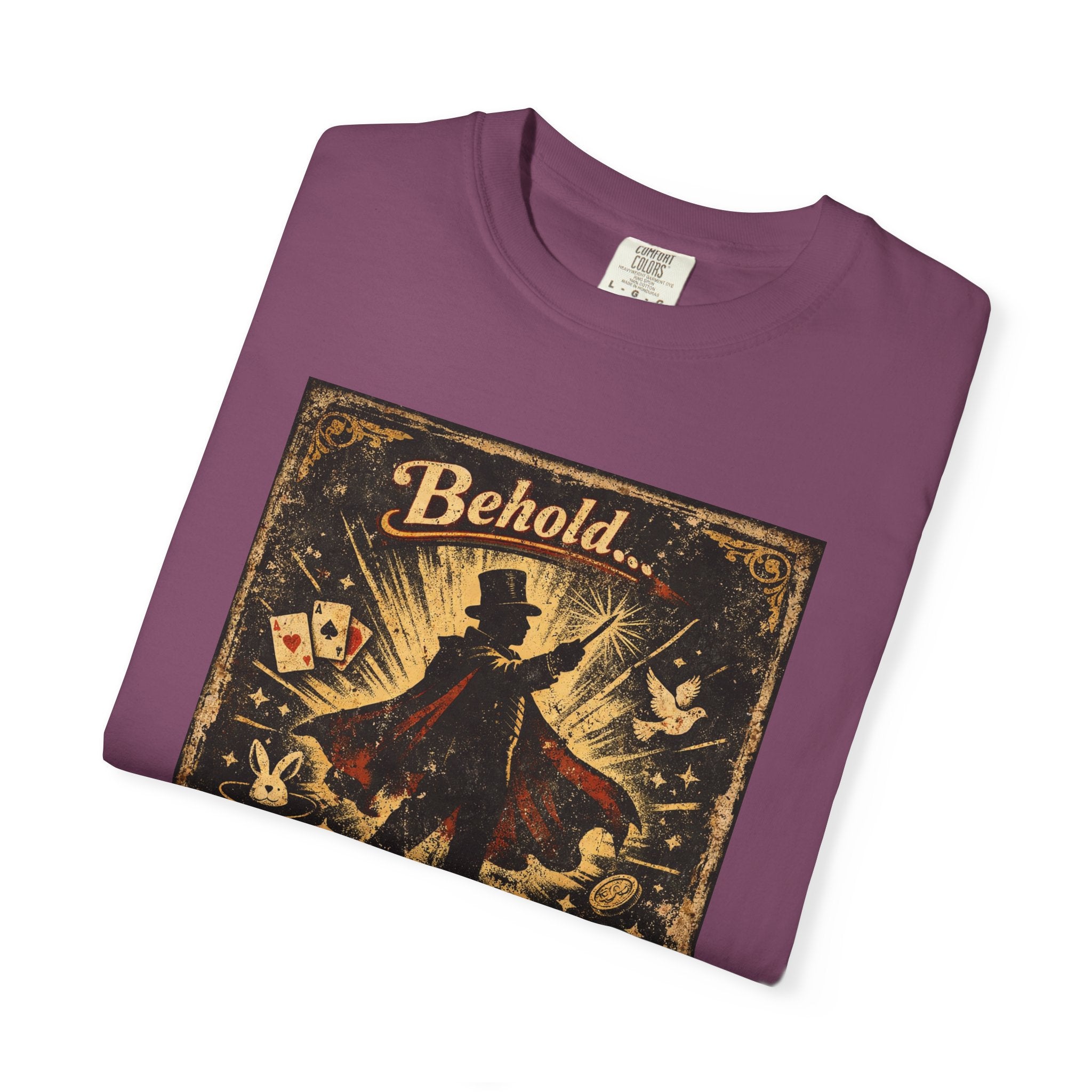 Papa the Magnificent T-Shirt — Vintage Magician Poster Tee for Dads