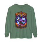 Halloween Magic Long Sleeve Tee — "No Bodies Required" Ghosts Design by Printify