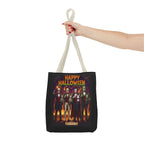 Halloween Vampire Tote Bag — Gothic Dracula Trick Canvas Tote by Printify