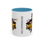 Magic Logo Coffee Mug — "Big Tim's Magic Emporium" Accent Mug (11/15oz) by Printify