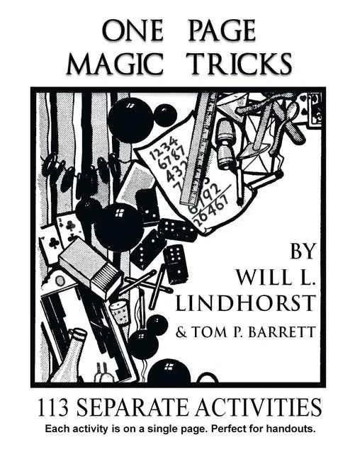 One Page Magic Tricks - The Ultimate Magic Tricks Book in Paperback - Big Tim's Magic Emporium