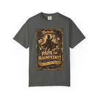 Papa the Magnificent T-Shirt — Vintage Magician Poster Tee for Dads by Printify