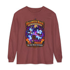 Halloween Magic Long Sleeve Tee — "No Bodies Required" Ghosts Design by Printify