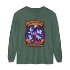 Halloween Magic Long Sleeve Tee — "No Bodies Required" Ghosts Design by Printify