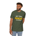 "Big Tim's Magic Emporium" - Retro Logo Tee T-Shirt by Printify