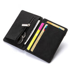 PU Creative Magic Wallet Flip Card Holder Men's Lady's Wallet Zipper Coin Purse Short by My Store