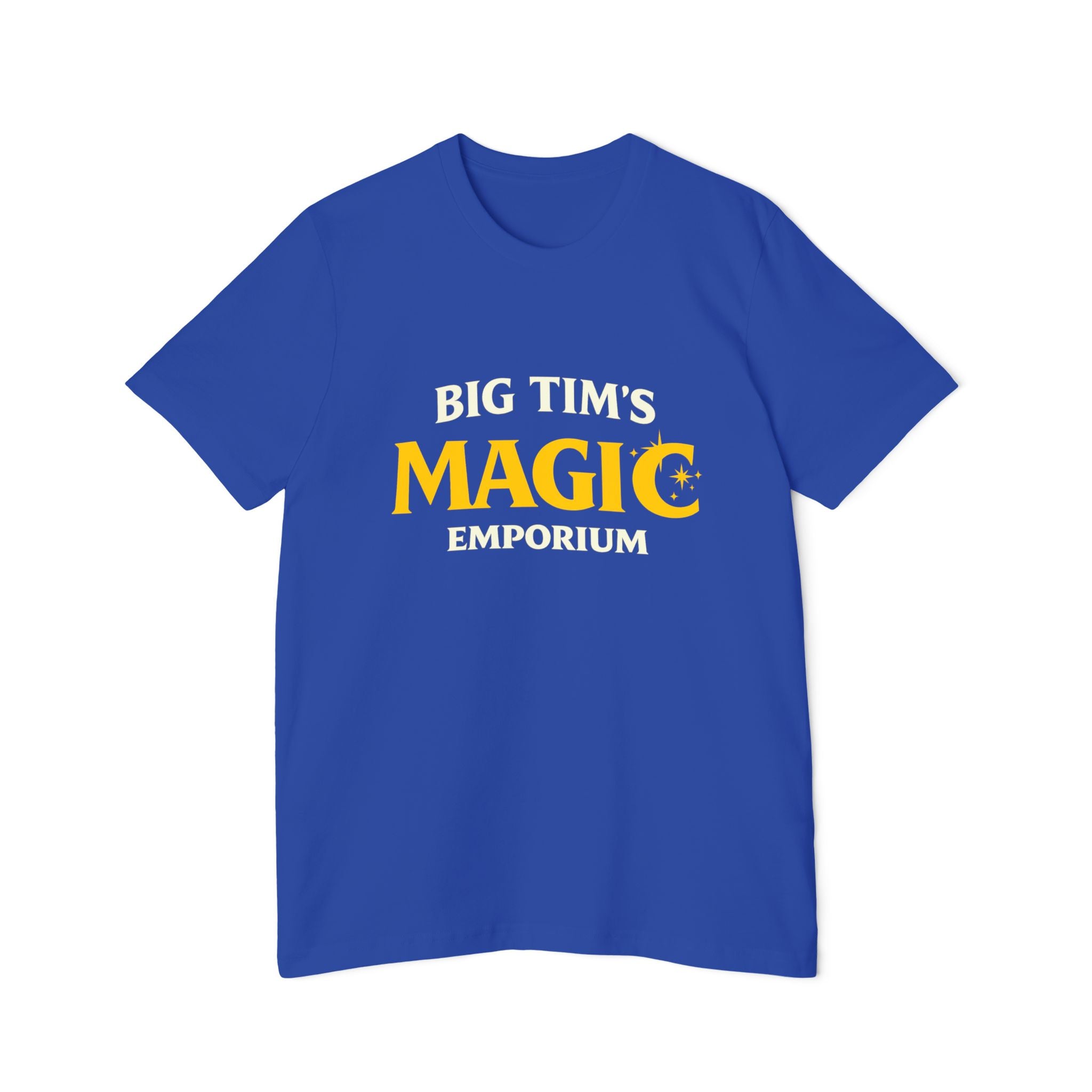 "Big Tim's Magic Emporium" - Retro Logo Tee T-Shirt by Printify