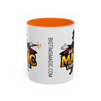 Magic Logo Coffee Mug — "Big Tim's Magic Emporium" Accent Mug (11/15oz) by Printify