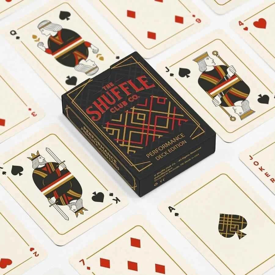 Performance Playing Cards U2013 Hand - Illustrated Cardistry Magic Deck Stage - Ready Design Card Flourishes Premium Poker Trick Cards Magicians U2013 Made In USA Pack Of 1