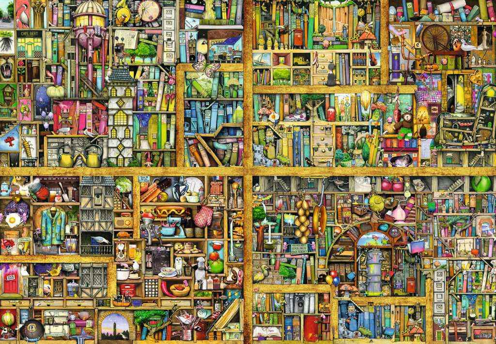 Puzzle: Magical Bookcase by Little Shop of Magic