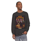 Halloween Monsters Long Sleeve T-Shirt — "Happy Halloween" Graphic by Printify