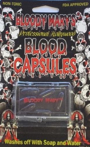 Bloody Mary's Realistic Blood Capsules 6 Pills Goth Vampire by HalloweenStore.com
