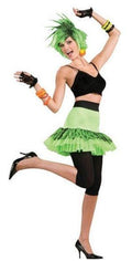 Let's Have Fun Lime Green 80's Skirt by HalloweenStore.com