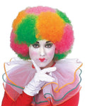 Neon Multi Color Deluxe Clown Wig by HalloweenStore.com