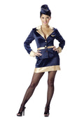 Fly Me Stewardess Deluxe Adult Sexy Costume Size XS by HalloweenStore.com