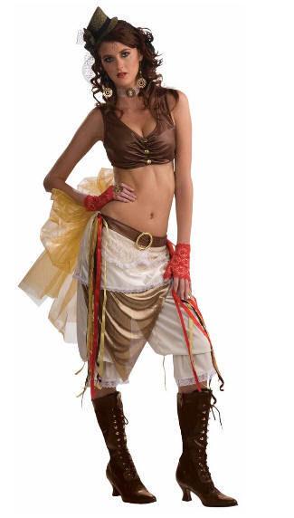 Steampunk Showgirl Adult Costume by HalloweenStore.com