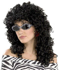 Forum Novelties 80's To The Maxx Black Wild Curl Adult Unisex Wig by HalloweenStore.com