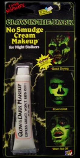 Glow in the Dark No Smudge Cream Makeup by HalloweenStore.com