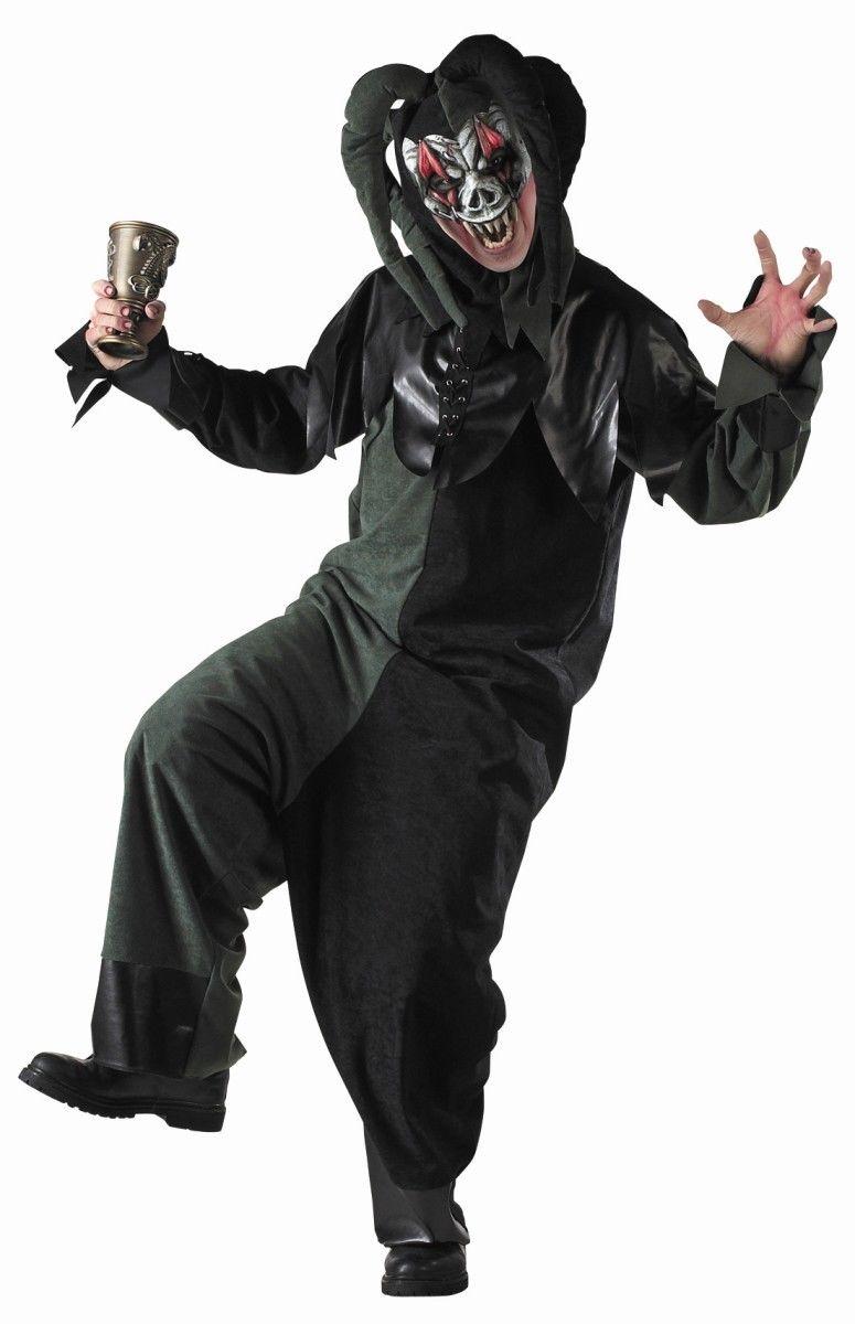 Thy Evil Court: Wicked Medieval Jester Adult Costume by HalloweenStore.com