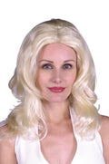 Economy Blonde Hollywood Star Wavy Wig by HalloweenStore.com