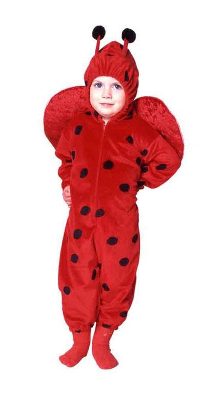 Deluxe Little Ladybug Toddler Pajama Child Costume 2-4 by HalloweenStore.com