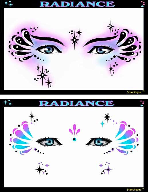 Radiance Airbrush Stencil by Mehron by HalloweenStore.com