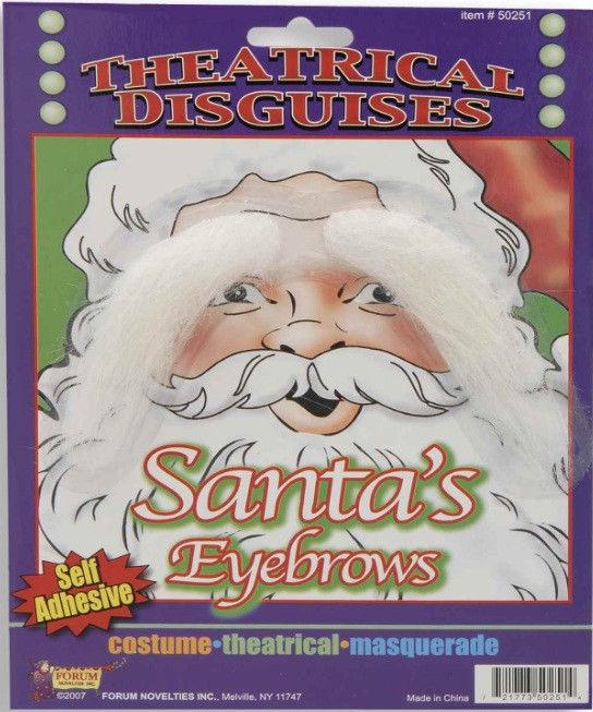 Santa Claus White Christmas Eyebrows Disquise Kit by HalloweenStore.com
