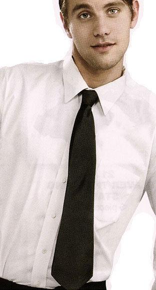 Gangster Long Black Tie by HalloweenStore.com