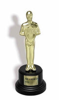 Gold Plastic Award Trophy Statue Prop by HalloweenStore.com