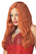 Red Silver Screen Sinsation Wig Jessica Rabbit by HalloweenStore.com
