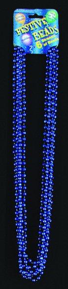 Royal Blue Mardi Gras Party Beads by HalloweenStore.com