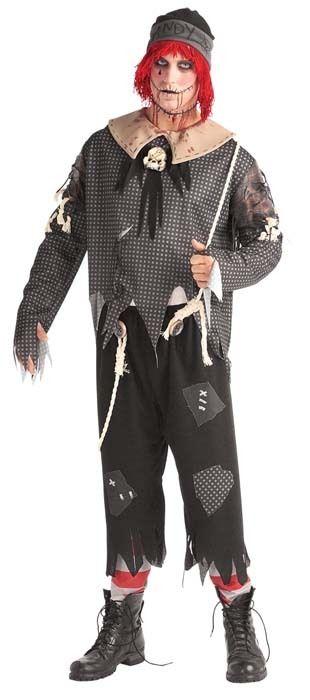Unhappily Ever After Gothic Ragdoll Boy Adult Rag Doll Costume by HalloweenStore.com