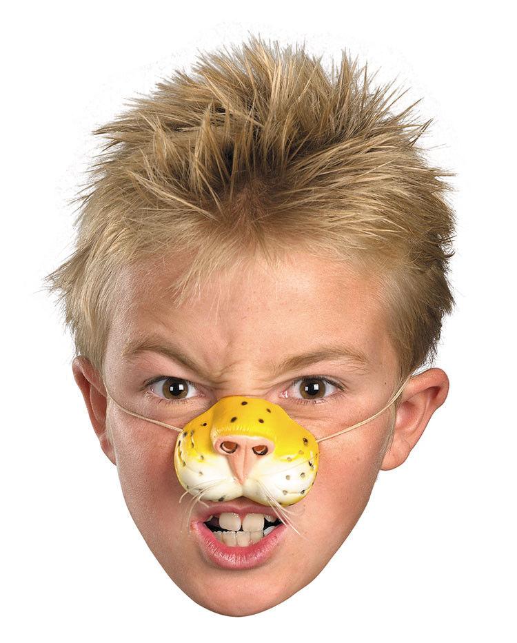 Rubber Tiger Nose on Elastic Band Funny Costume Accessory by HalloweenStore.com