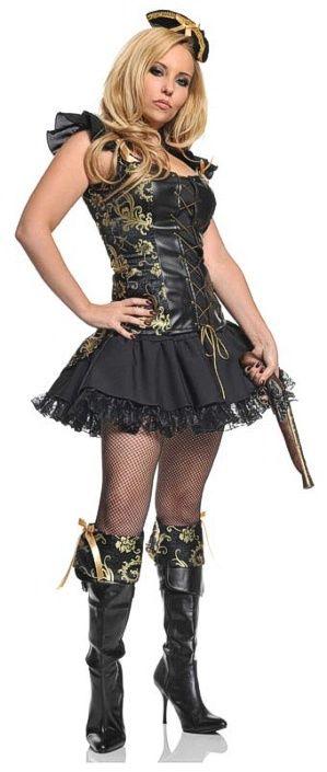 Underwraps Pirate Princess Sexy Adult Costume Size Small by HalloweenStore.com