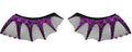 Bat Wing Fake False Eyelashes Purple Black by HalloweenStore.com