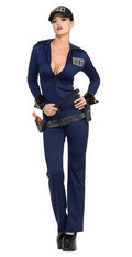 Naughty Criminal Investigator Officer Felony Sexy Adult CSI Costume Medium 10-12 by HalloweenStore.com