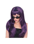 Sexy Purple & Black Glamour Wig NEW REDUCED by HalloweenStore.com