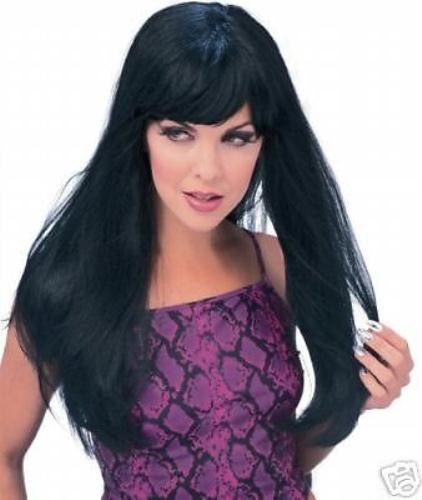 Sexy Black Glamour Wig NEW REDUCED by HalloweenStore.com