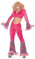 Pink Haze 70's Sexy Adult Costume Medium by HalloweenStore.com