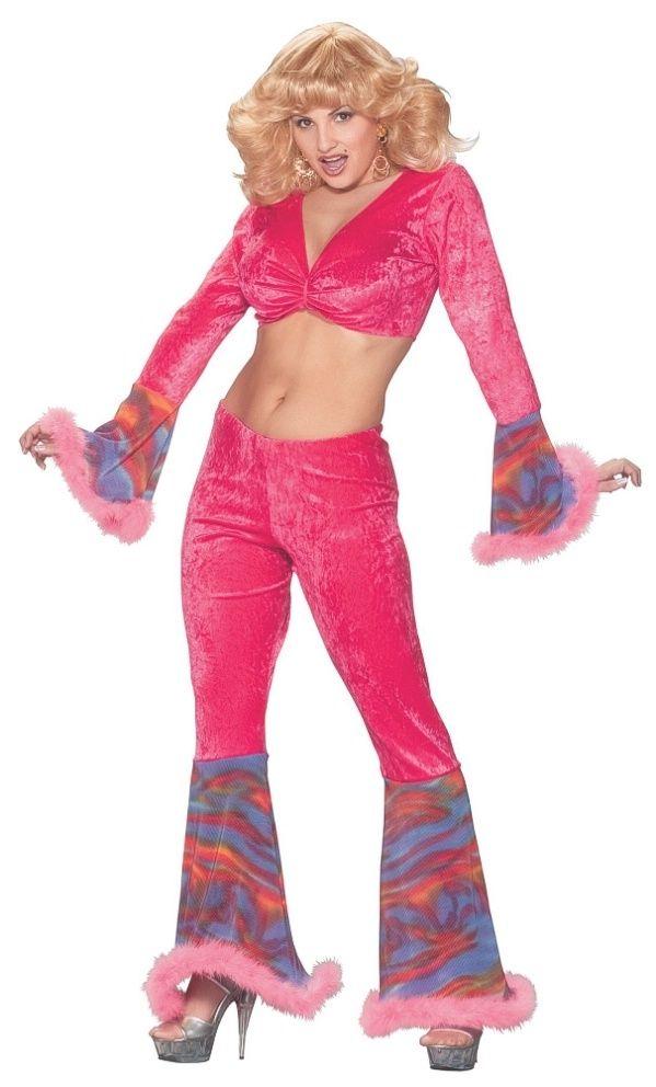 Pink Haze 70's Sexy Adult Costume Medium by HalloweenStore.com