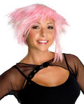 Cotton Candy Pink Cyber Pixie Fairy Sexy Short Wig by HalloweenStore.com