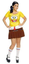 Sponge Babe Sexy SpongeBob SquarePants Plus Size Adult Costume by HalloweenStore.com